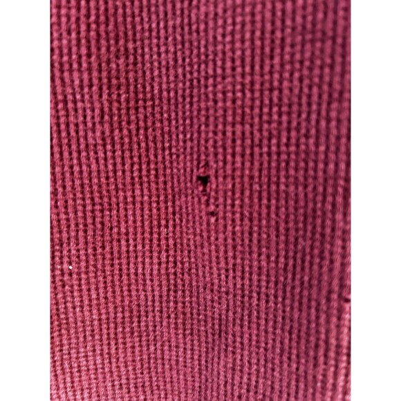 American Eagle Long Sleeve Shirt Maroon 100% Cotton Men's XLT - Picture 10 of 10